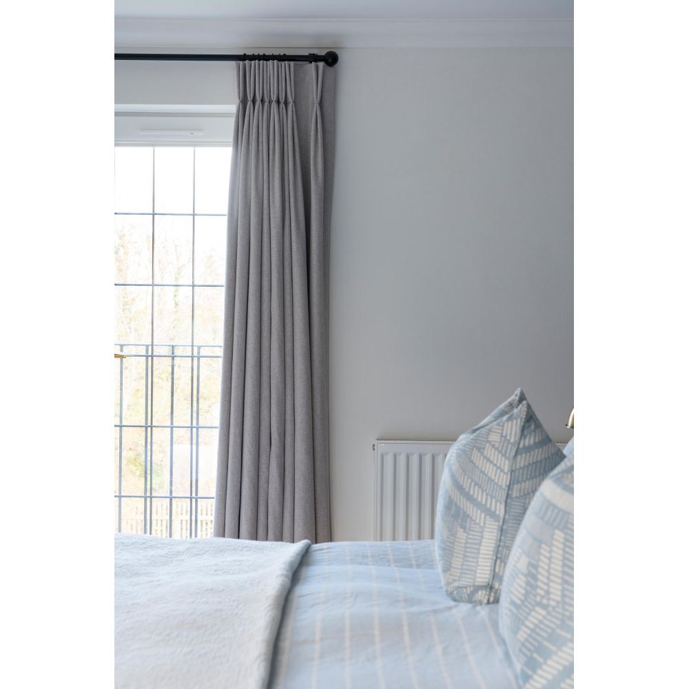 From The Anvil - Black 2m Curtain Pole | Sku. 49913 | Trade Door Handles.