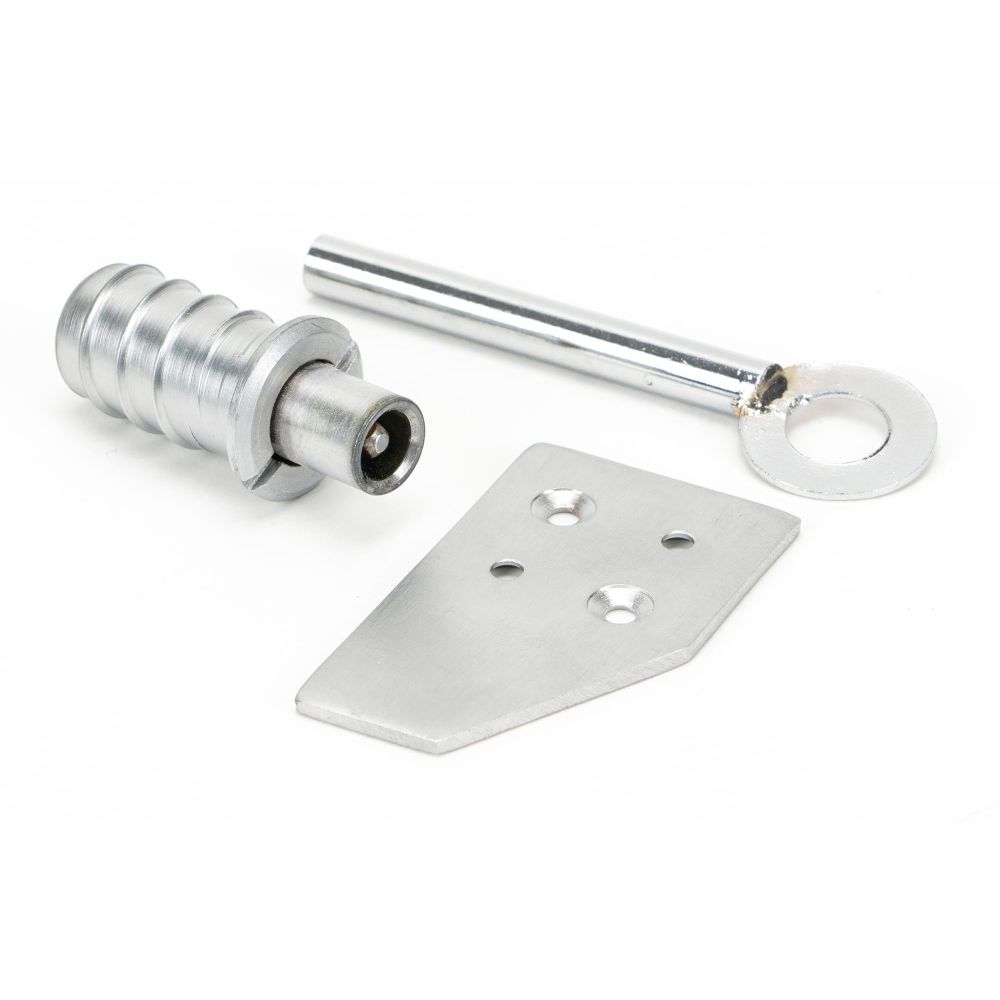 From The Anvil - Satin Chrome Key-Flush Sash Stop | Sku. 49919 | Trade Door Handles.