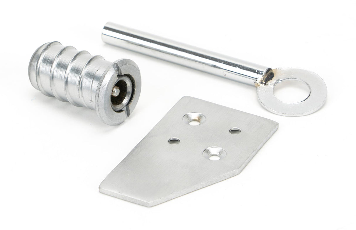 From The Anvil - Satin Chrome Key-Flush Sash Stop | Sku. 49919 | Trade Door Handles.