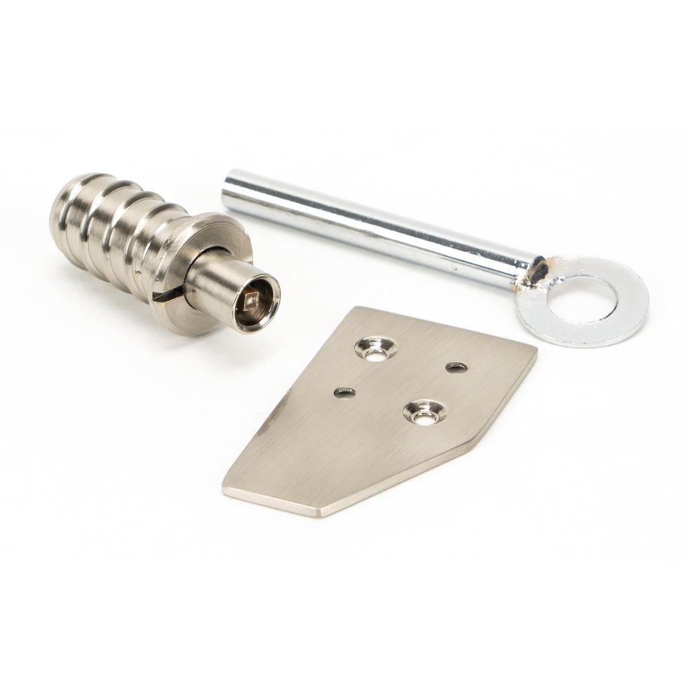 From The Anvil - Polished Nickel Key-Flush Sash Stop | Sku. 49920 | Trade Door Handles.