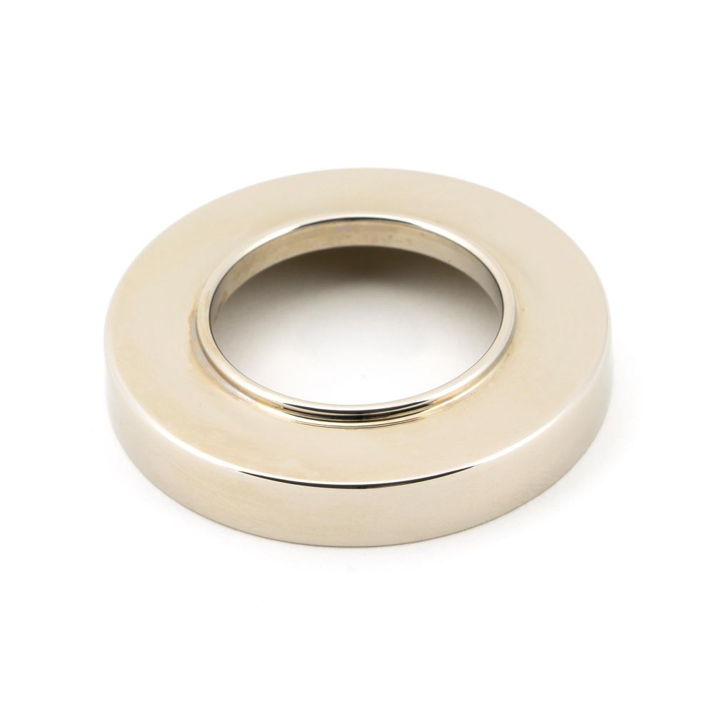 From The Anvil - Polished Nickel Avon Round Lever on Rose Set (Plain) - Unsprung | Sku. 49953 | Trade Door Handles.