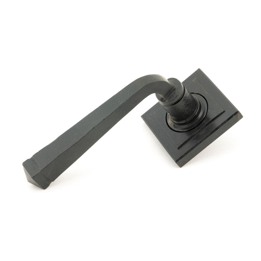 From The Anvil - External Beeswax Avon Round Lever on Rose Set (Square) - Unsprung | Sku. 49964 | Trade Door Handles.