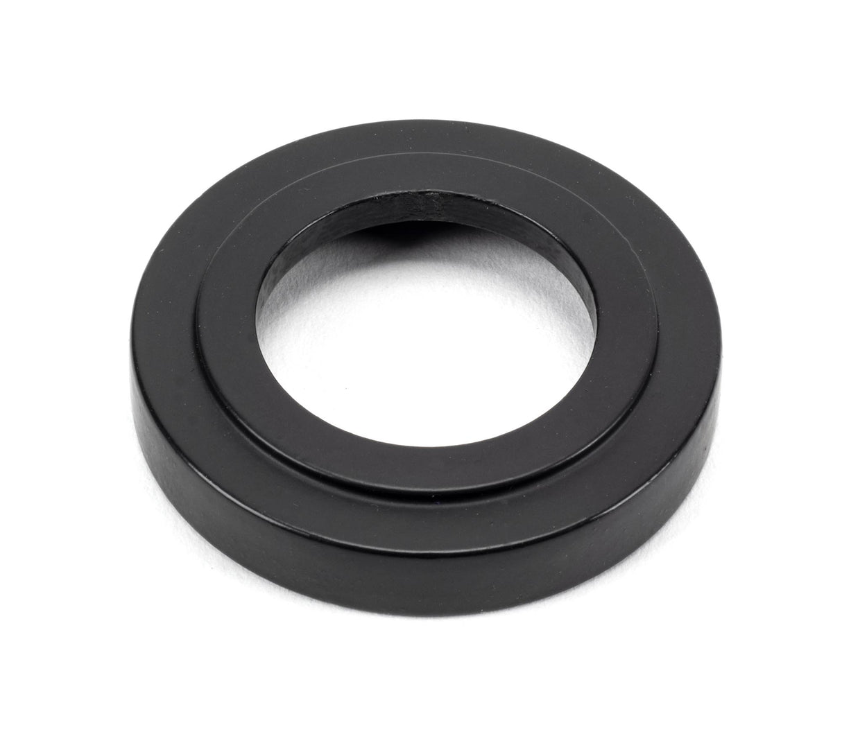 From The Anvil - Matt Black Hammered Newbury Lever on Rose Set (Art Deco) - Unsprung | Sku. 49986 | Trade Door Handles.