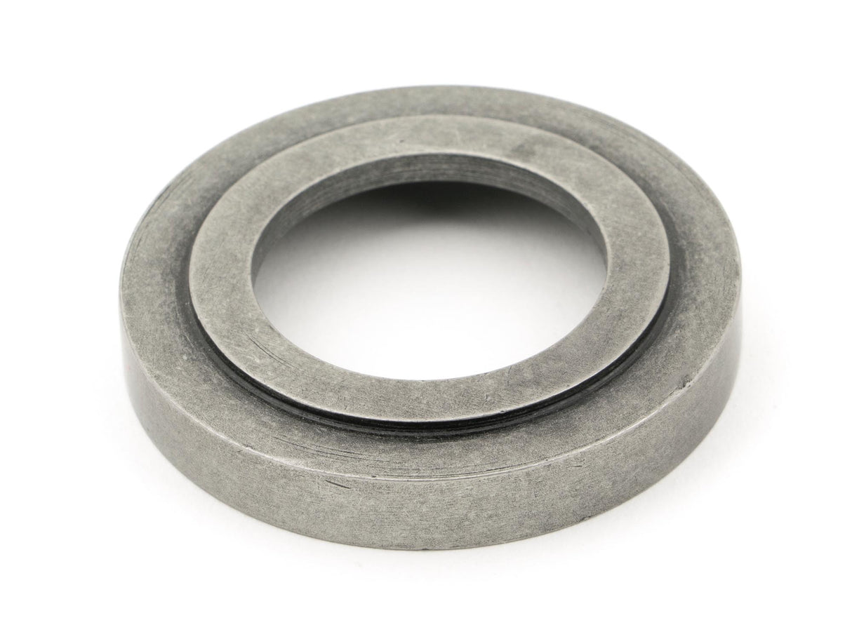 From The Anvil - Pewter Hammered Newbury Lever on Rose Set (Art Deco) - Unsprung | Sku. 49990 | Trade Door Handles.