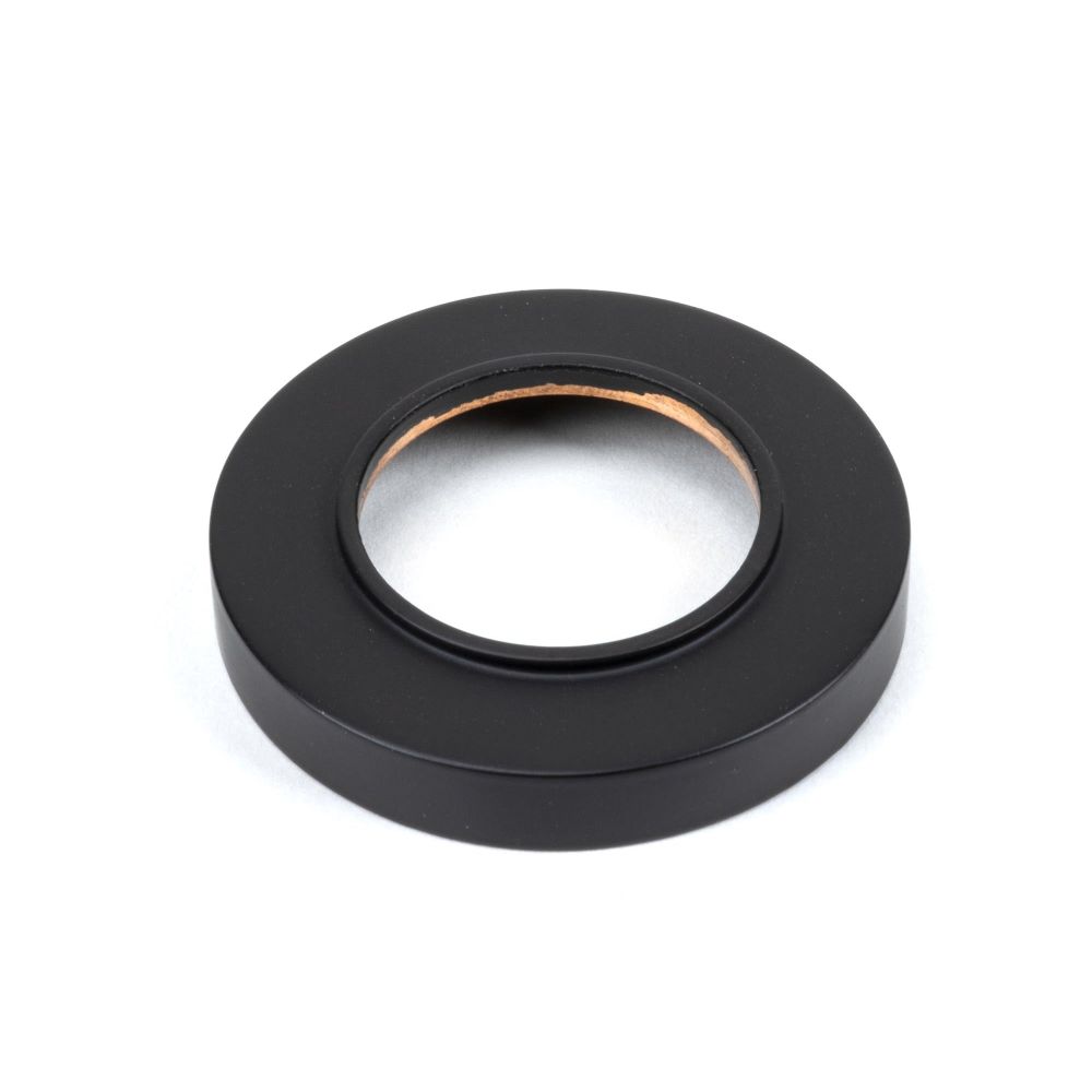 From The Anvil - Aged Bronze Avon Round Lever on Rose Set (Plain) - Unsprung | Sku. 50057 | Trade Door Handles.