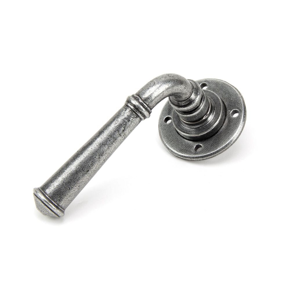 From The Anvil - Pewter Regency Lever on Rose Set - Unsprung | Sku. 50098 | Trade Door Handles.