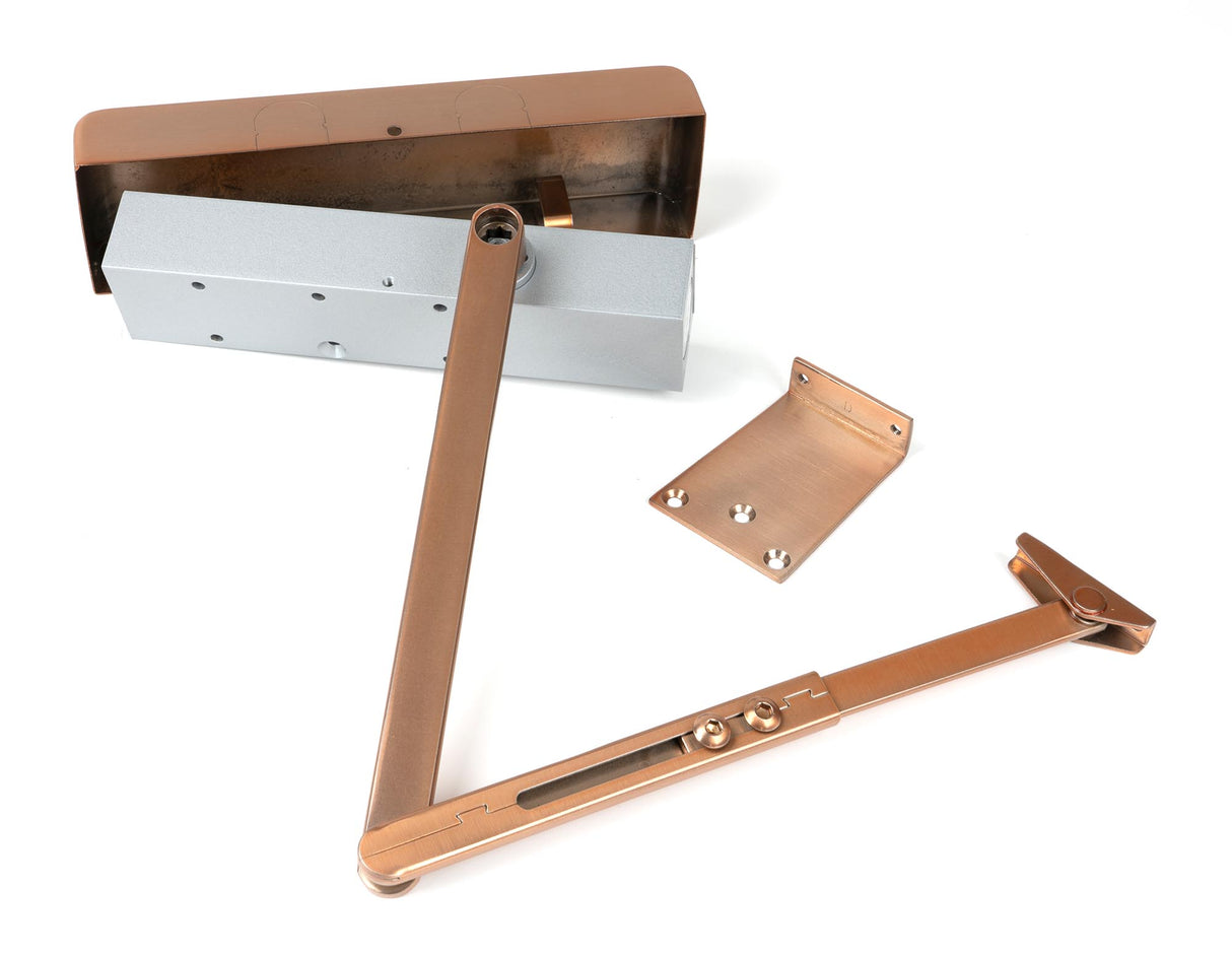From The Anvil - Polished Bronze Size 2-5 Door Closer & Cover | Sku. 50112 | Trade Door Handles.