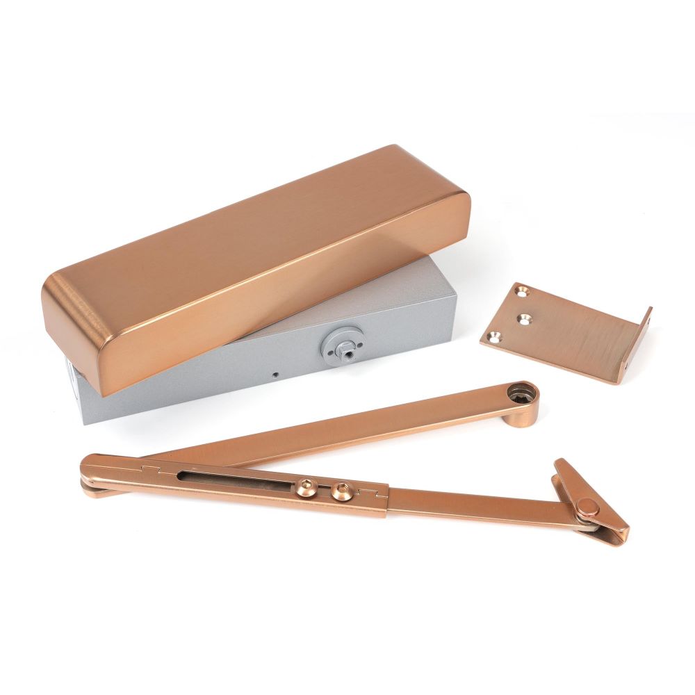 From The Anvil - Polished Bronze Size 2-5 Door Closer & Cover | Sku. 50112 | Trade Door Handles.