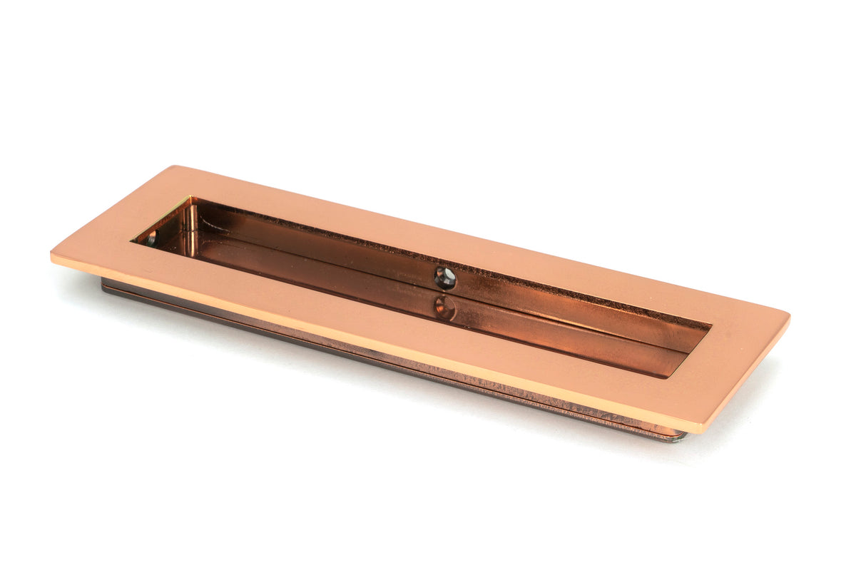 From The Anvil - Polished Bronze 175mm Plain Rectangular Pull | Sku. 50136 | Trade Door Handles.