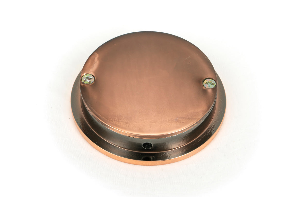 From The Anvil - Polished Bronze 60mm Plain Round Pull | Sku. 50144 | Trade Door Handles.