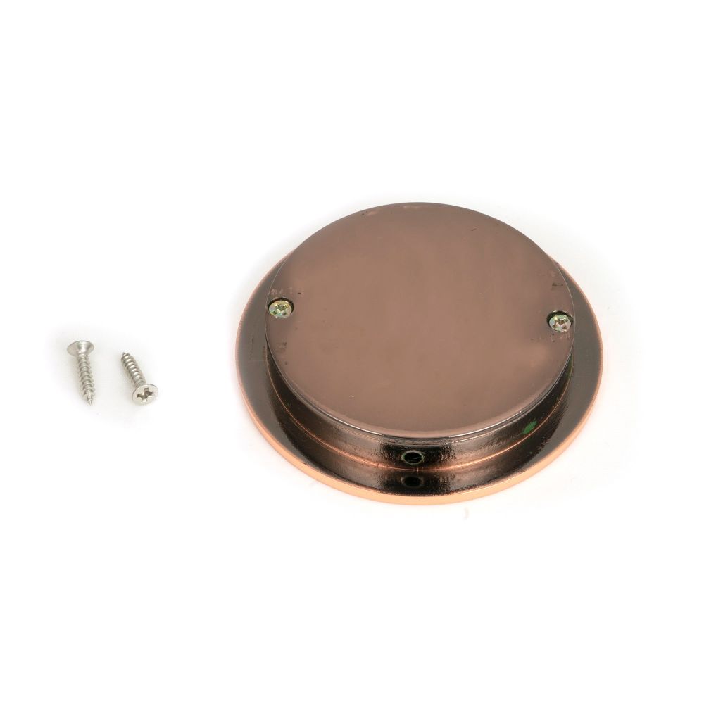 From The Anvil - Polished Bronze 75mm Plain Round Pull | Sku. 50145 | Trade Door Handles.
