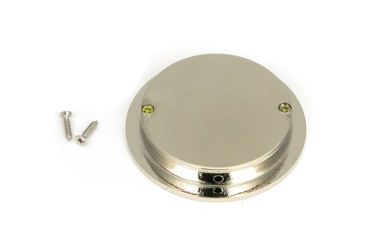 From The Anvil - Polished Nickel 75mm Plain Round Pull | Sku. 50163 | Trade Door Handles.