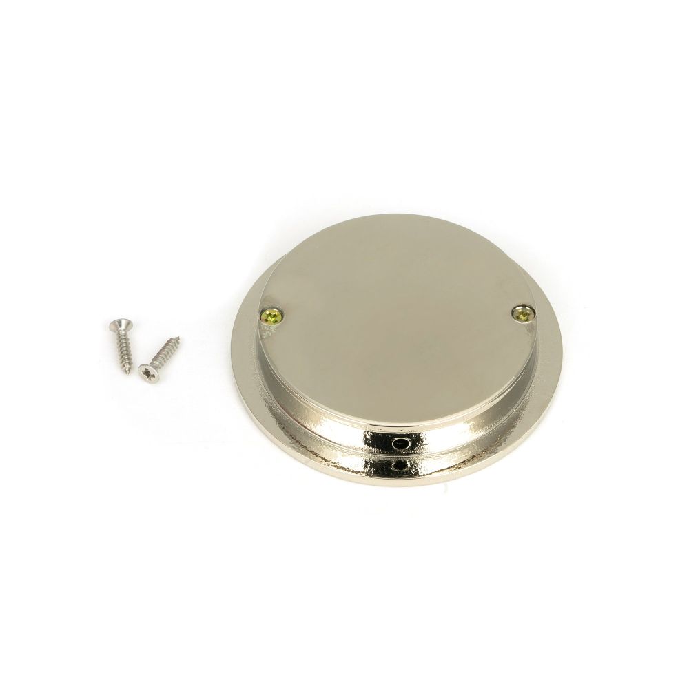 From The Anvil - Polished Nickel 75mm Plain Round Pull | Sku. 50163 | Trade Door Handles.