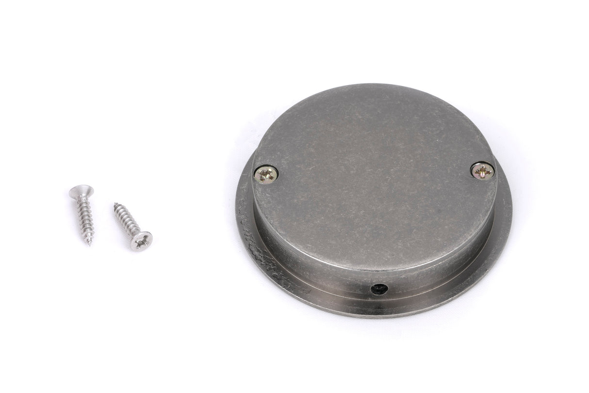 From The Anvil - Pewter 60mm Art Deco Round Pull | Sku. 50178 | Trade Door Handles.