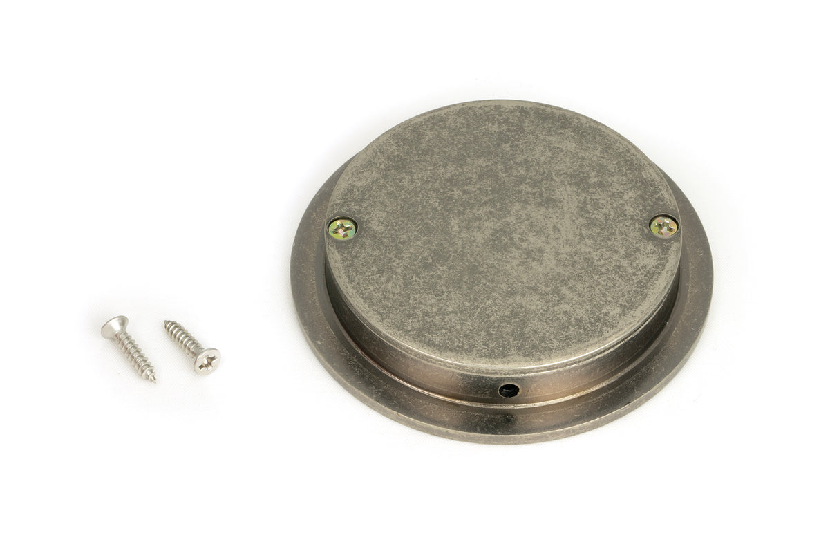 From The Anvil - Pewter 75mm Plain Round Pull | Sku. 50181 | Trade Door Handles.