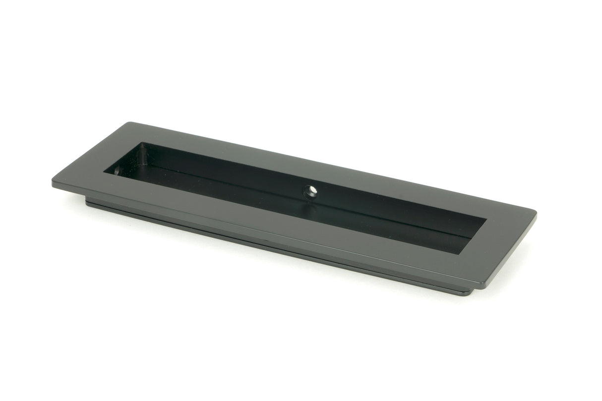 From The Anvil - Matt Black 175mm Plain Rectangular Pull | Sku. 50208 | Trade Door Handles.