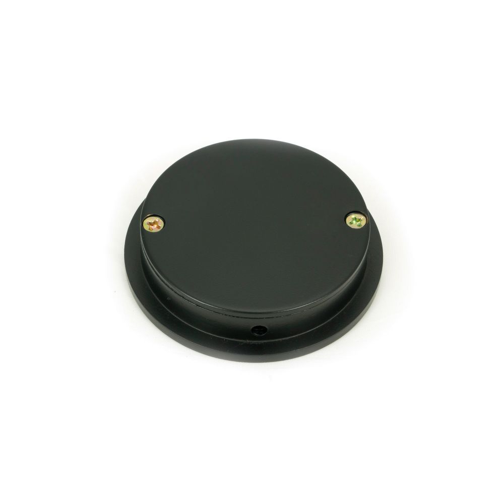 From The Anvil - Matt Black 60mm Plain Round Pull | Sku. 50216 | Trade Door Handles.