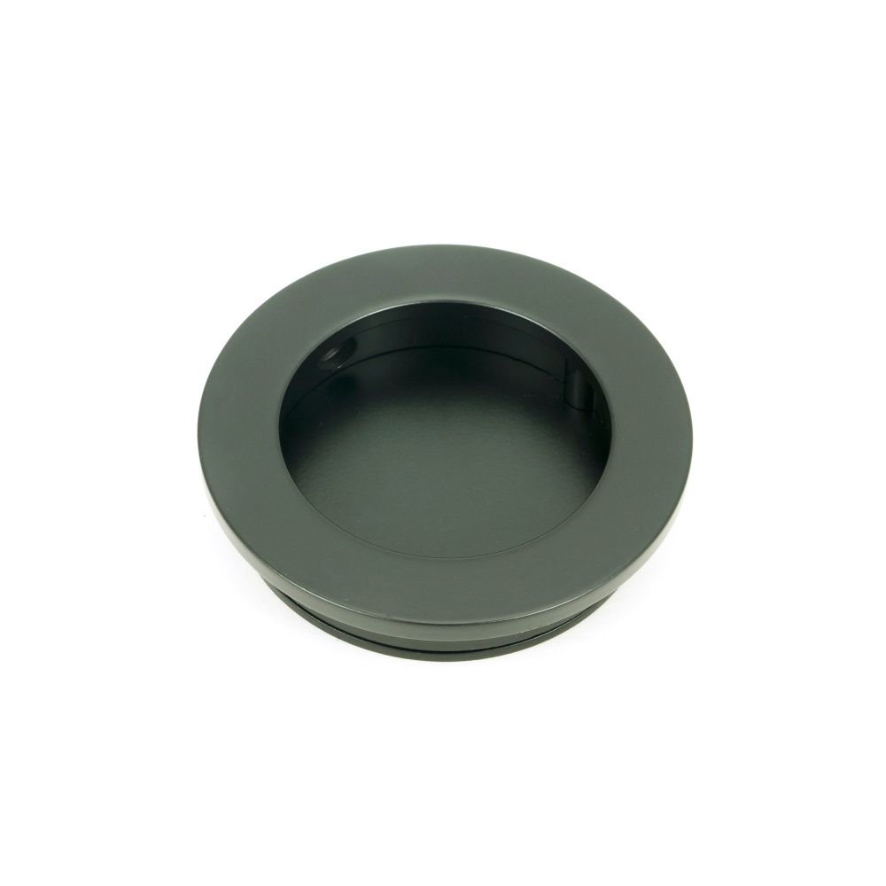From The Anvil - Matt Black 60mm Plain Round Pull | Sku. 50216 | Trade Door Handles.