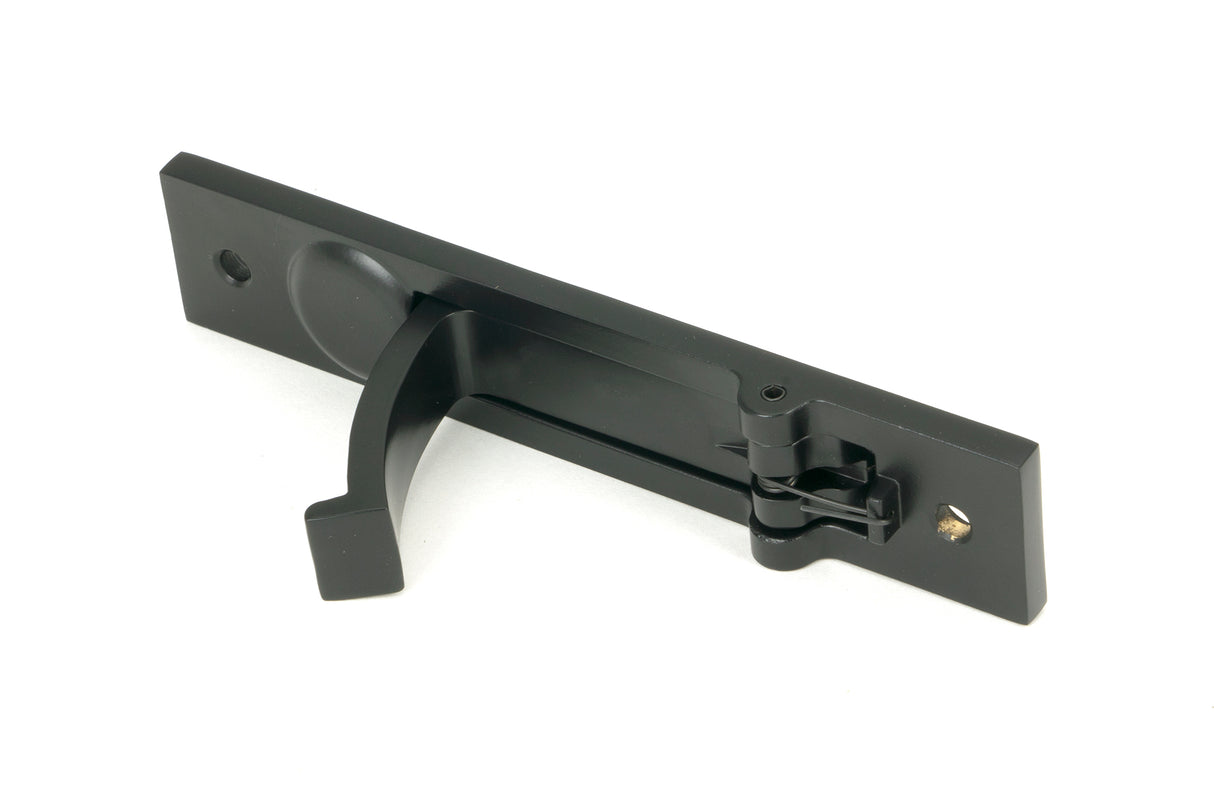 From The Anvil - Matt Black 125mm x 25mm Edge Pull | Sku. 50222 | Trade Door Handles.