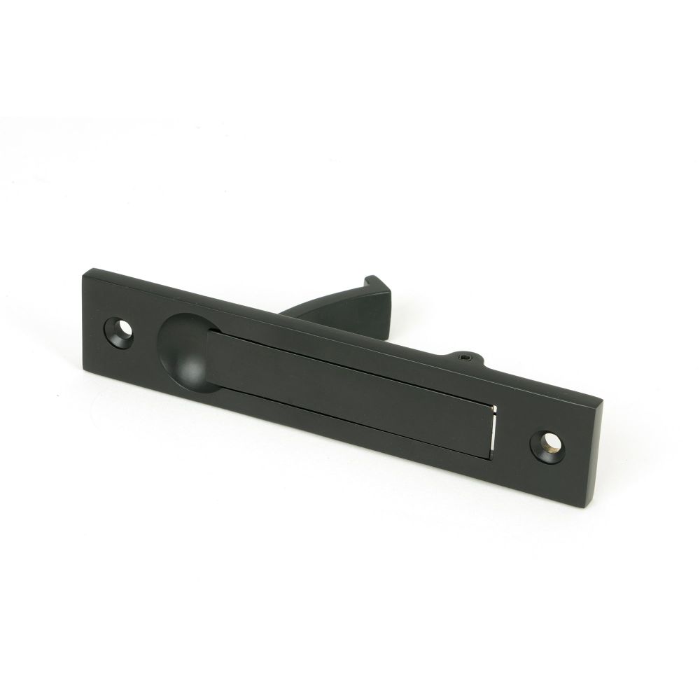 From The Anvil - Matt Black 125mm x 25mm Edge Pull | Sku. 50222 | Trade Door Handles.
