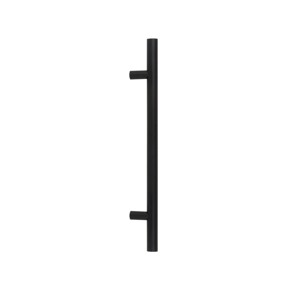 From The Anvil - Matt Black SS (316) 0.6m T Bar Handle Secret Fix 32mm | Sku. 50254 | Trade Door Handles.