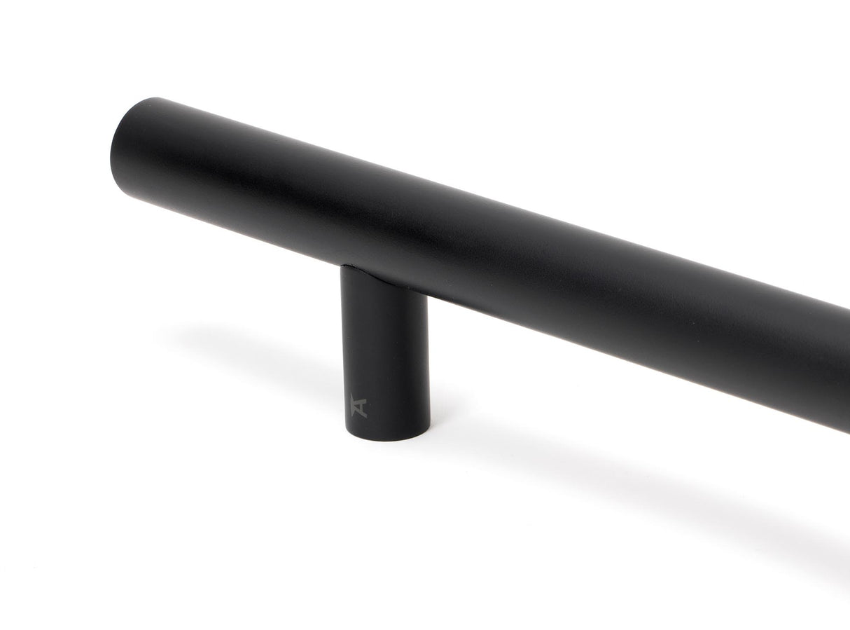 From The Anvil - Matt Black SS (316) 1.5m T Bar Handle Bolt Fix 32mm | Sku. 50264 | Trade Door Handles.