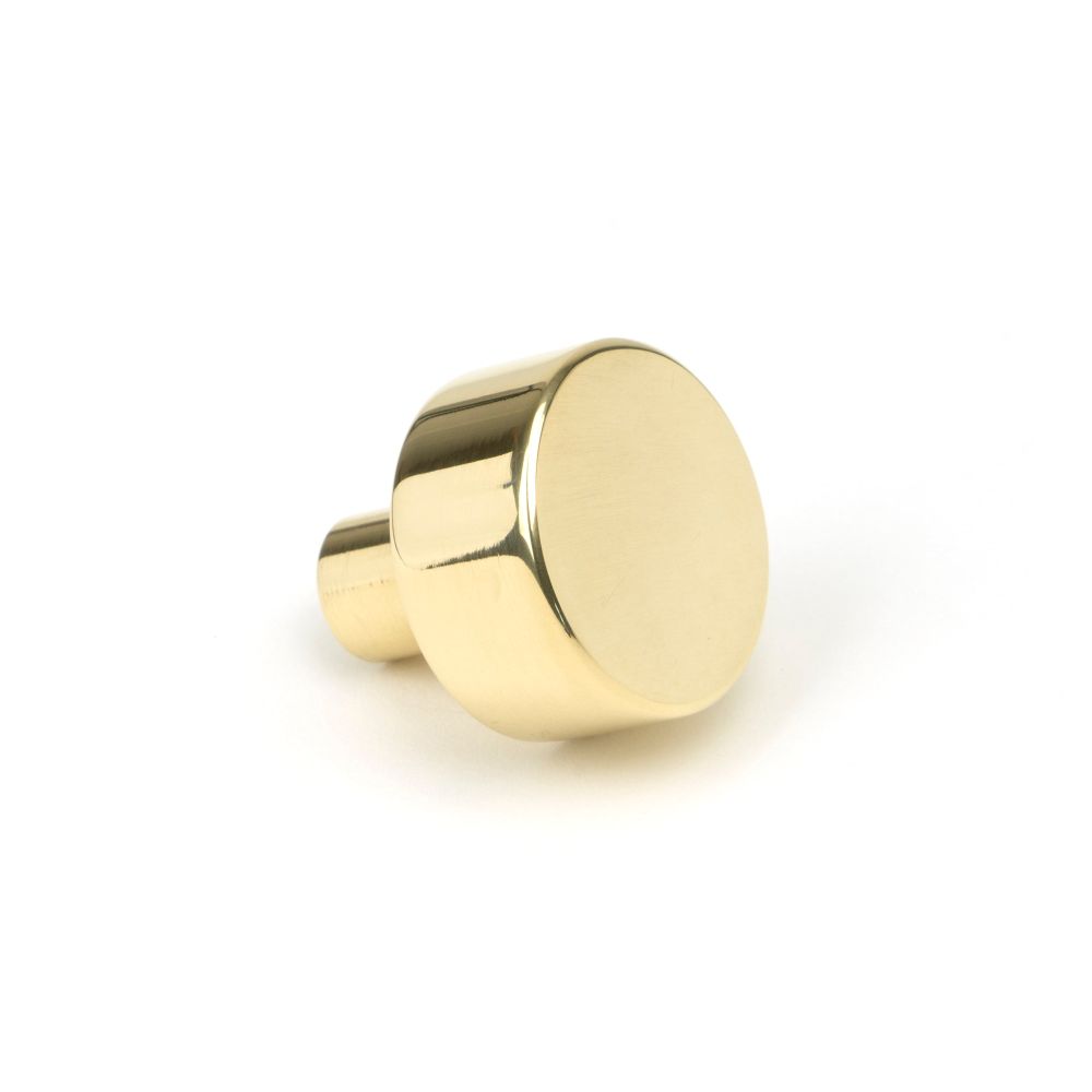 From The Anvil - Polished Brass Kelso Cabinet Knob - 25mm (No Rose) | Sku. 50293 | Trade Door Handles.