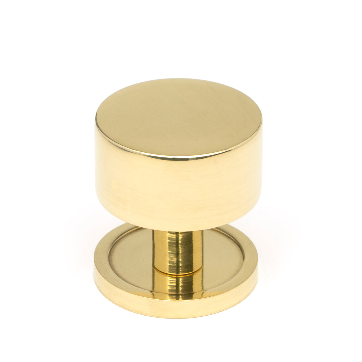 From The Anvil - Polished Brass Kelso Cabinet Knob - 32mm (Plain) | Sku. 50295 | Trade Door Handles.