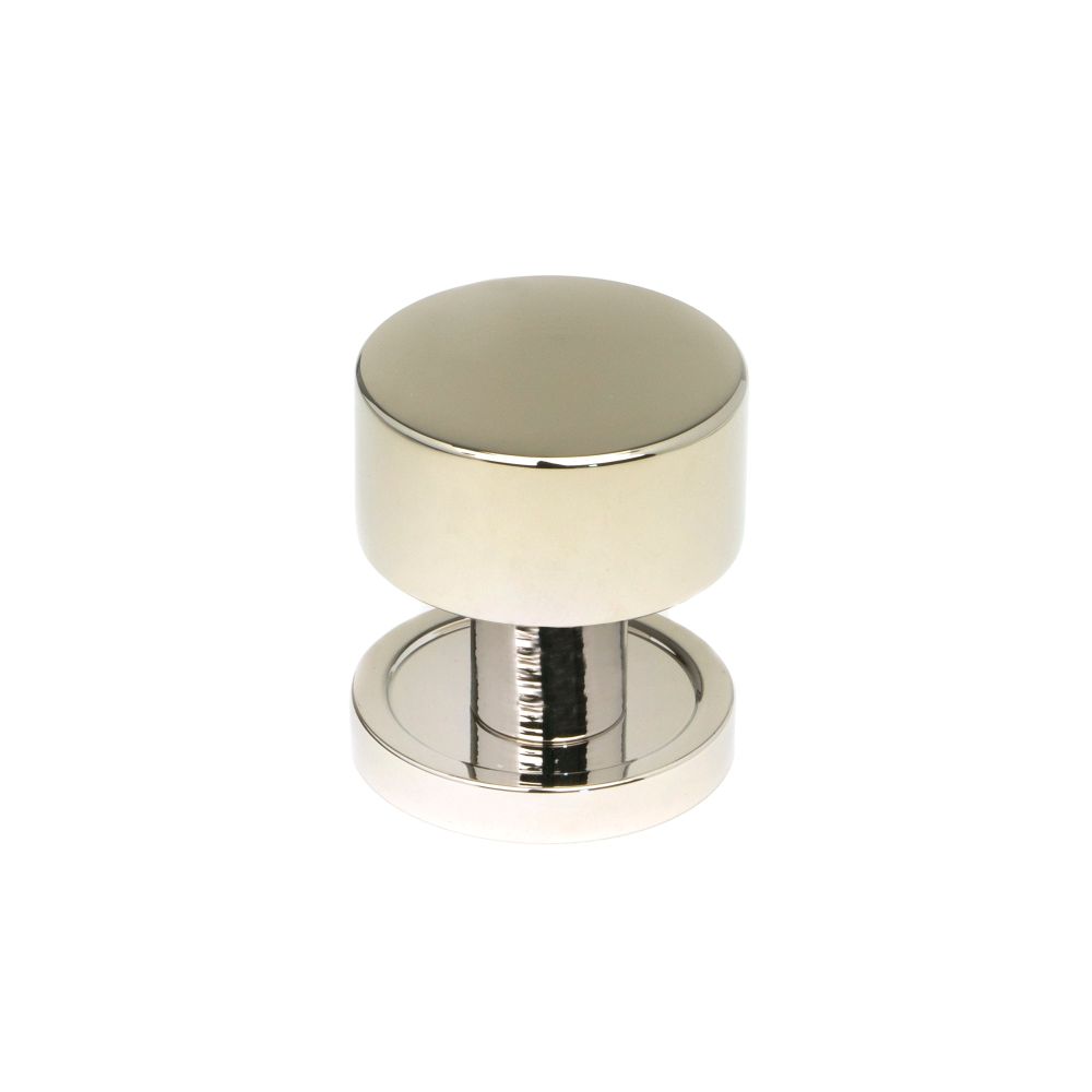 From The Anvil - Polished Nickel Kelso Cabinet Knob - 25mm (Plain) | Sku. 50313 | Trade Door Handles.