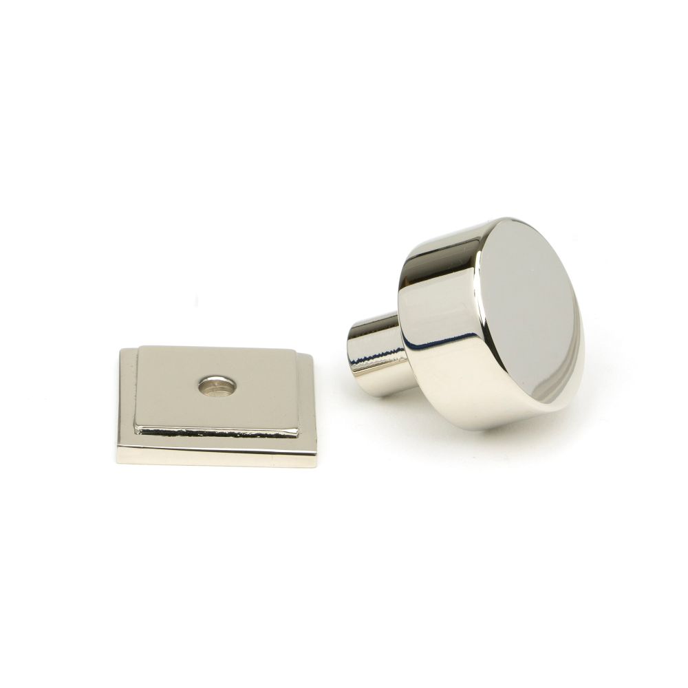 From The Anvil - Polished Nickel Kelso Cabinet Knob - 25mm (Square) | Sku. 50315 | Trade Door Handles.