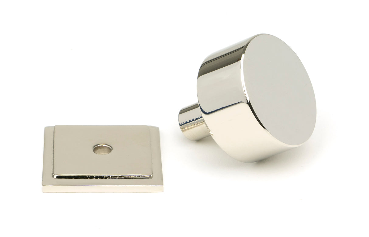 From The Anvil - Polished Nickel Kelso Cabinet Knob - 32mm (Square) | Sku. 50318 | Trade Door Handles.