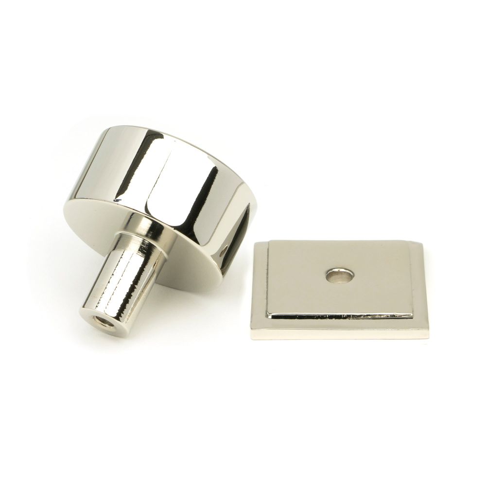 From The Anvil - Polished Nickel Kelso Cabinet Knob - 32mm (Square) | Sku. 50318 | Trade Door Handles.