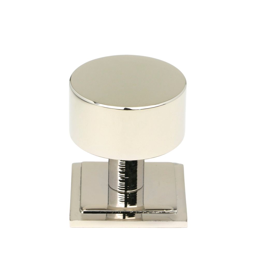 From The Anvil - Polished Nickel Kelso Cabinet Knob - 32mm (Square) | Sku. 50318 | Trade Door Handles.