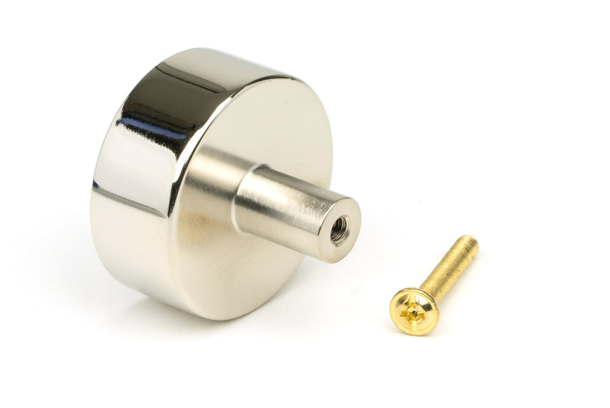 From The Anvil - Polished Nickel Kelso Cabinet Knob - 38mm (No rose) | Sku. 50320 | Trade Door Handles.