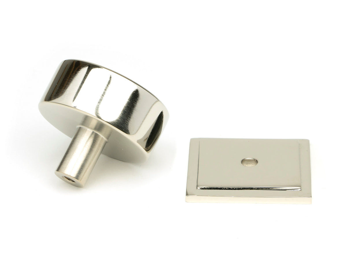 From The Anvil - Polished Nickel Kelso Cabinet Knob - 38mm (Square) | Sku. 50321 | Trade Door Handles.