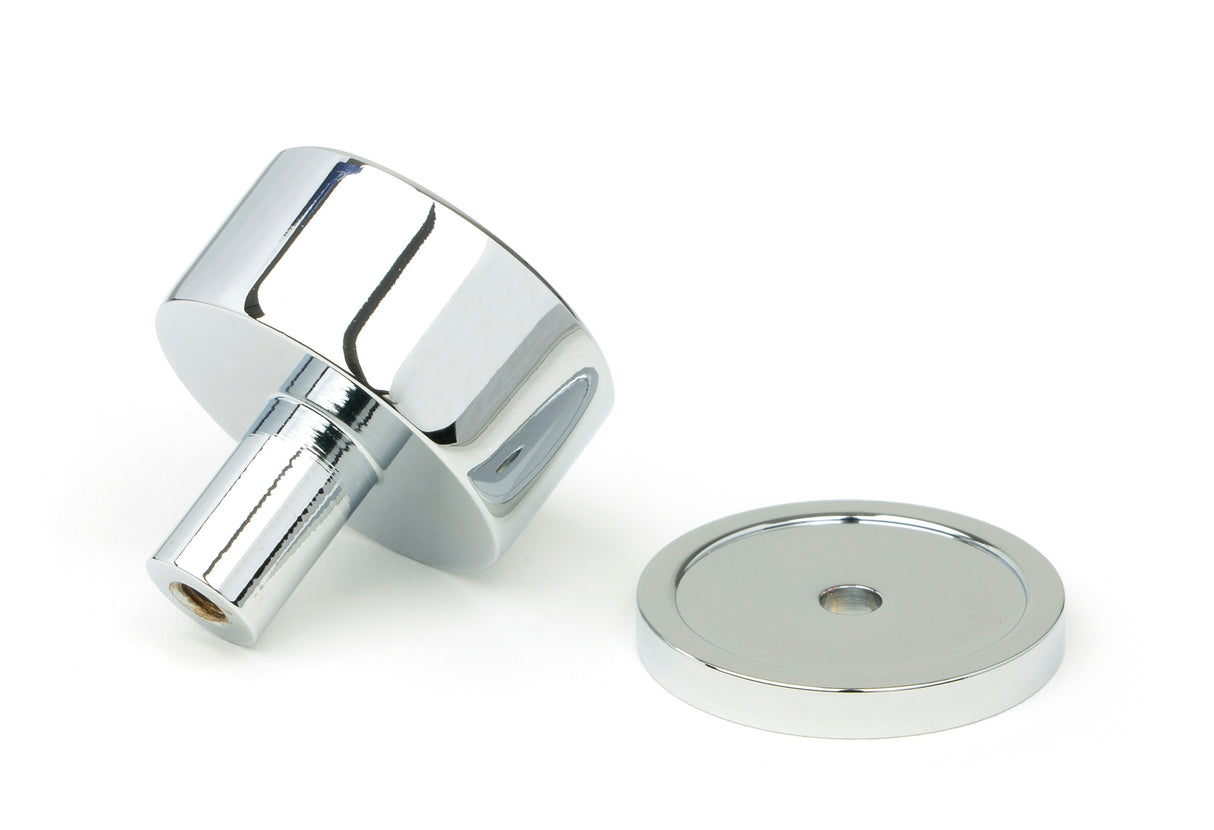 From The Anvil - Polished Chrome Kelso Cabinet Knob - 32mm (Plain) | Sku. 50328 | Trade Door Handles.