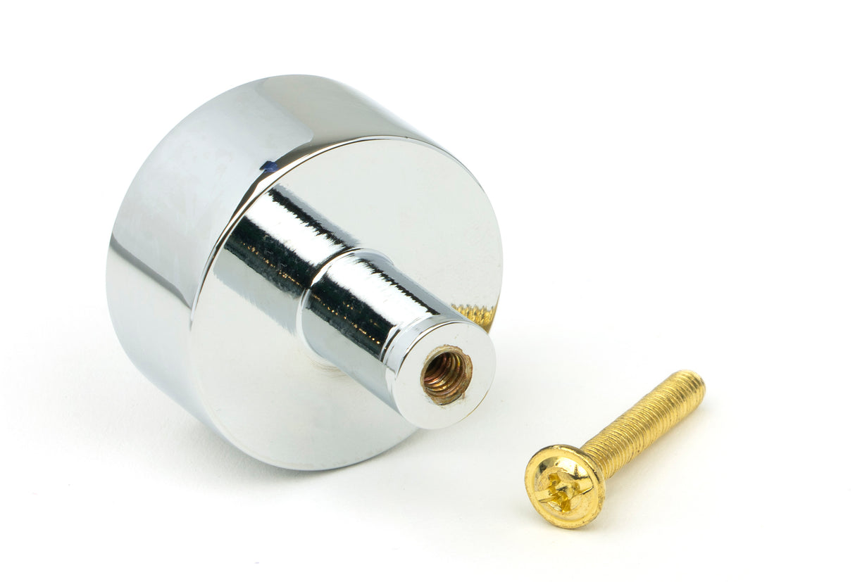 From The Anvil - Polished Chrome Kelso Cabinet Knob - 32mm (No rose) | Sku. 50329 | Trade Door Handles.