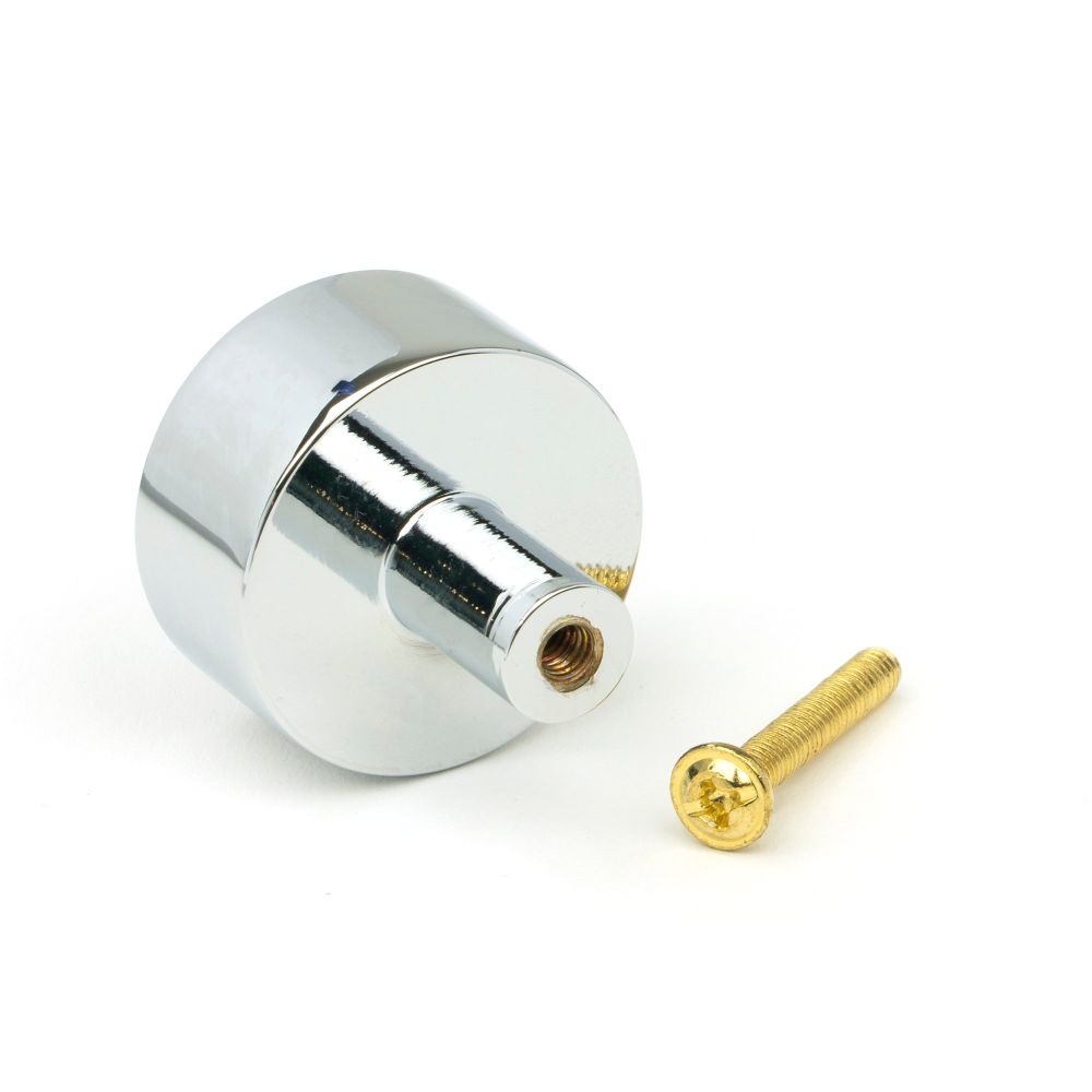 From The Anvil - Polished Chrome Kelso Cabinet Knob - 32mm (No rose) | Sku. 50329 | Trade Door Handles.