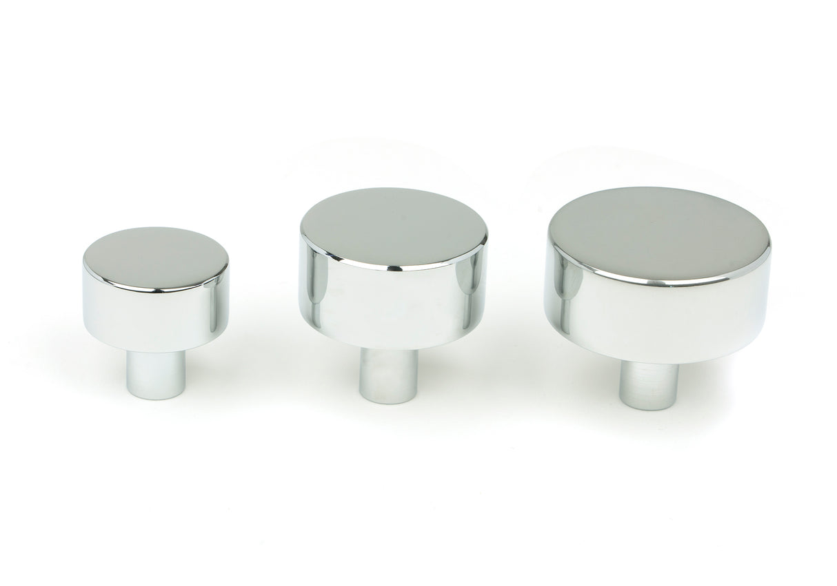From The Anvil - Polished Chrome Kelso Cabinet Knob - 32mm (No rose) | Sku. 50329 | Trade Door Handles.