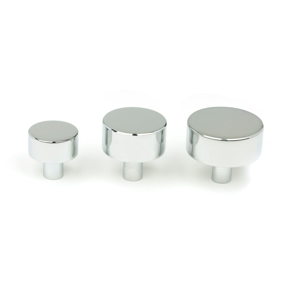 From The Anvil - Polished Chrome Kelso Cabinet Knob - 38mm (No rose) | Sku. 50332 | Trade Door Handles.
