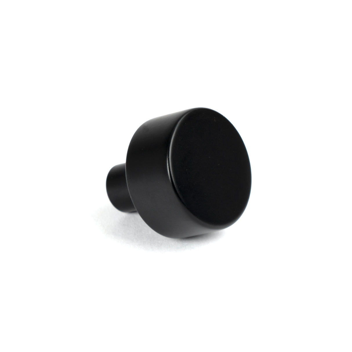 From The Anvil - Matt Black Kelso Cabinet Knob - 25mm (No rose) | Sku. 50338 | Trade Door Handles.