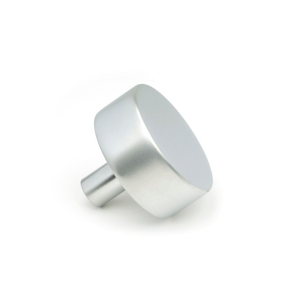 From The Anvil - Satin Chrome Kelso Cabinet Knob - 38mm (No rose) | Sku. 50356 | Trade Door Handles.