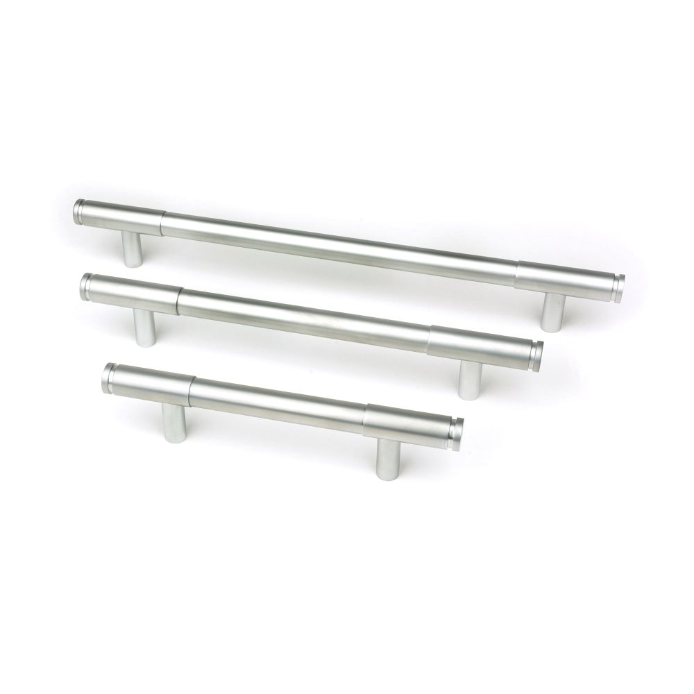From The Anvil - Satin Chrome Kelso Pull Handle - Large | Sku. 50360 | Trade Door Handles.