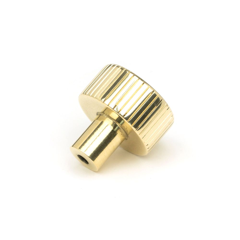 From The Anvil - Polished Brass Judd Cabinet Knob - 25mm (No Rose) | Sku. 50362 | Trade Door Handles.