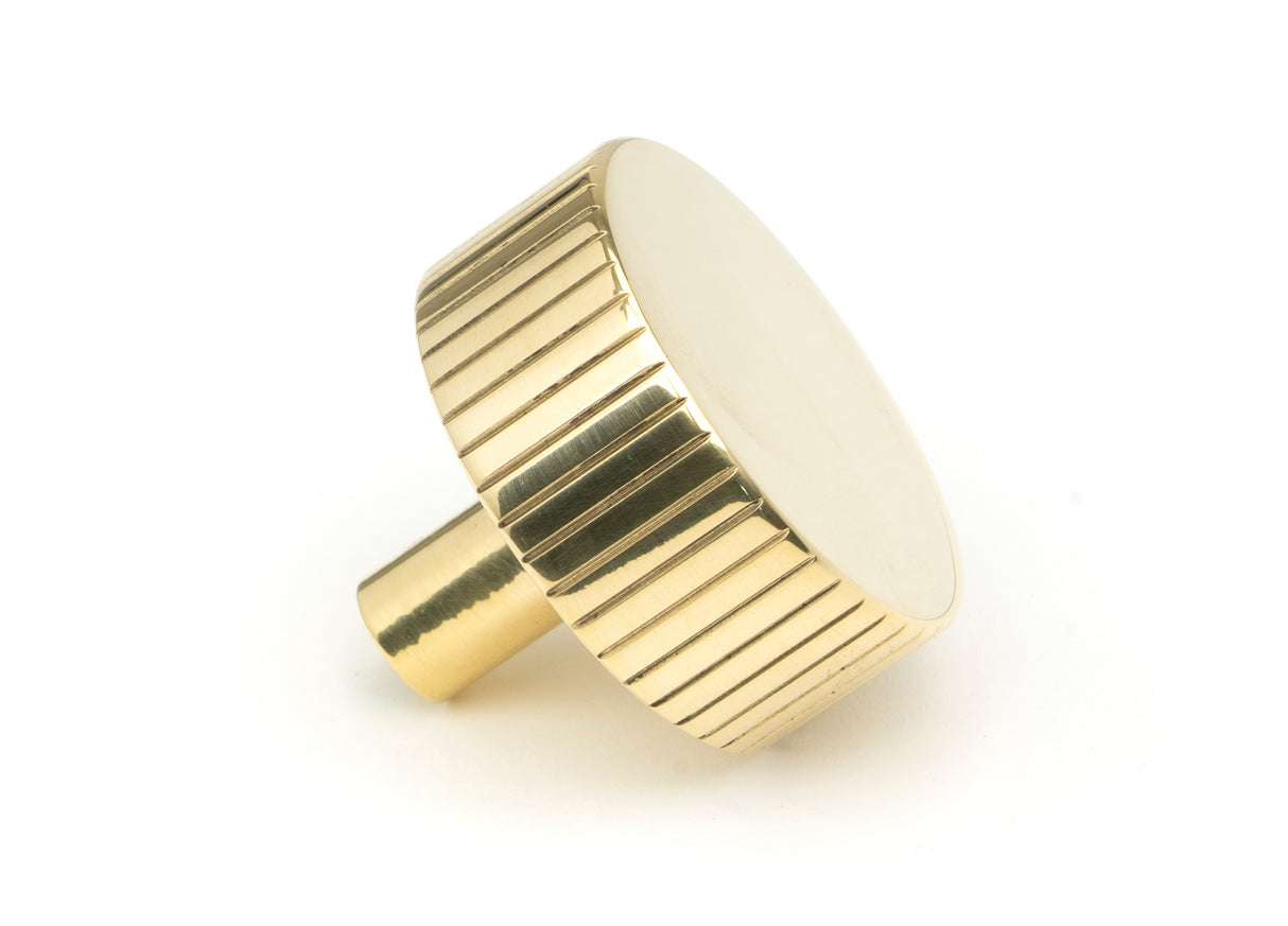 From The Anvil - Polished Brass Judd Cabinet Knob - 38mm (No Rose) | Sku. 50368 | Trade Door Handles.