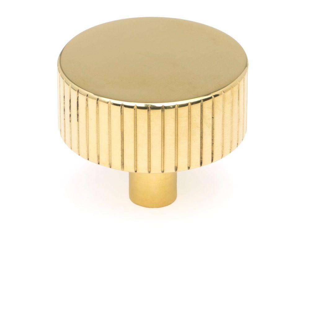 From The Anvil - Polished Brass Judd Cabinet Knob - 38mm (No Rose) | Sku. 50368 | Trade Door Handles.