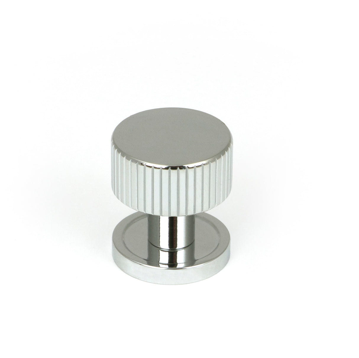From The Anvil - Polished Chrome Judd Cabinet Knob - 25mm (Plain) | Sku. 50376 | Trade Door Handles.