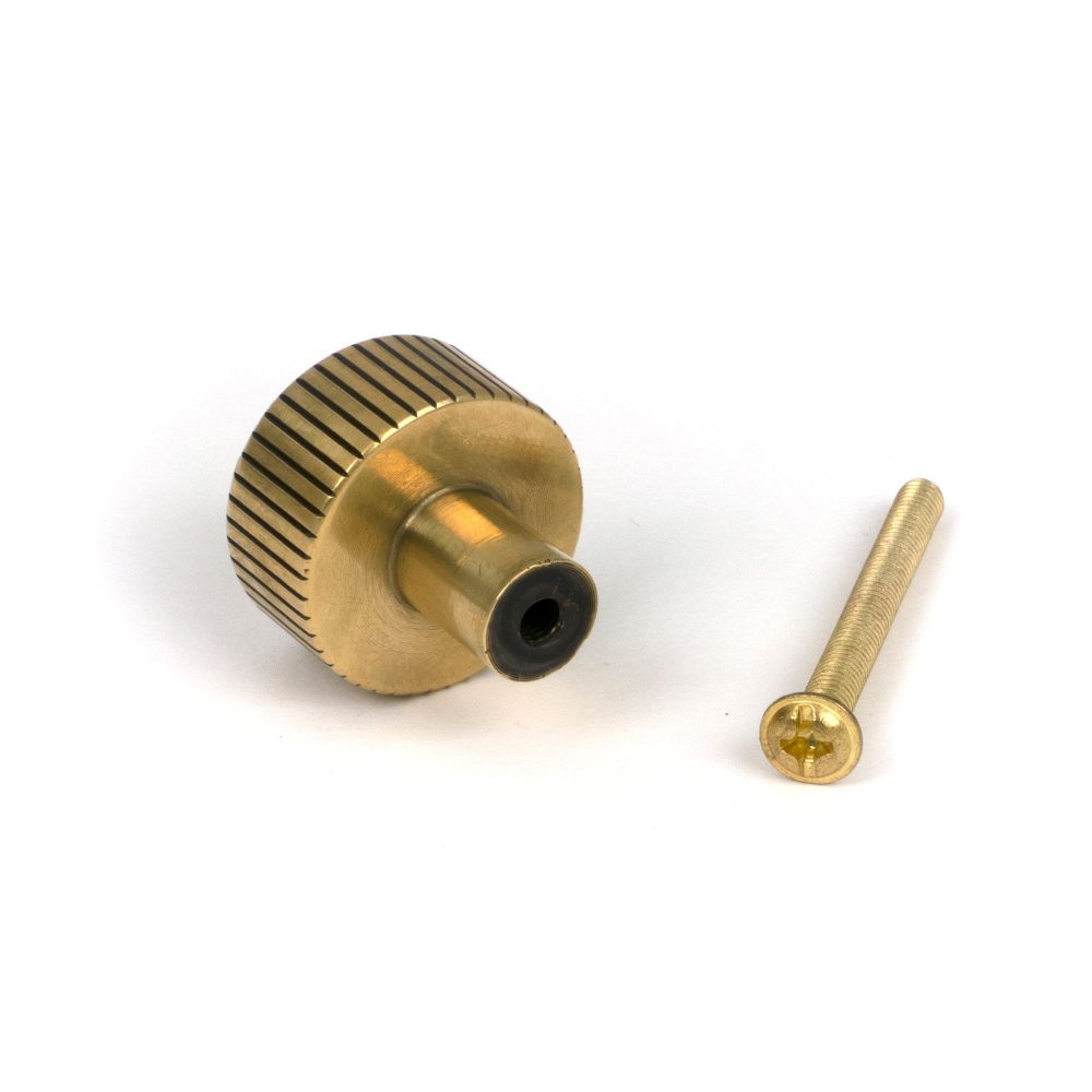 From The Anvil - Aged Brass Judd Cabinet Knob - 25mm (No rose) | Sku. 50378 | Trade Door Handles.