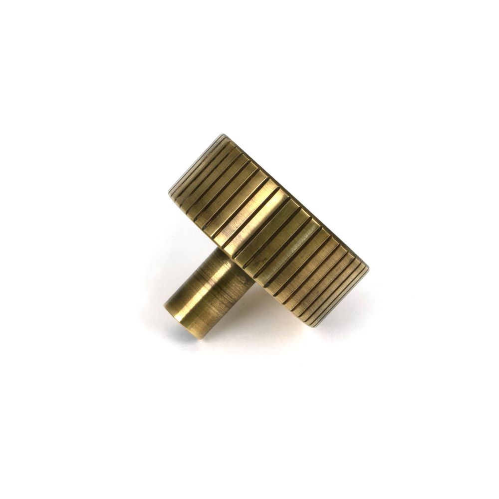 From The Anvil - Aged Brass Judd Cabinet Knob - 32mm (No rose) | Sku. 50381 | Trade Door Handles.