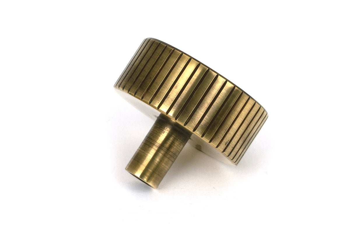From The Anvil - Aged Brass Judd Cabinet Knob - 38mm (No rose) | Sku. 50384 | Trade Door Handles.